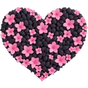 29838pinkblacksakuraheart