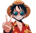 Luffy_PeaceSign