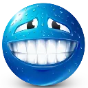 BlueEmojiSweaty