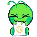 7a_neon_alien_eat_paper