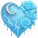 gothheartlightblue