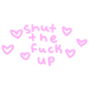 cute_shut_up custom emote from Heart.exe
