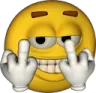 1911yellowguydoublemiddlefinger