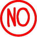 NO NO