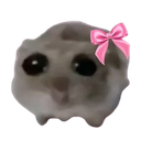 sadhamster Discord Emoji - Crimson Hearts ‹❦›