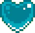 6472tealspinningpixelheart