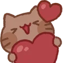 BrownCat_Heart