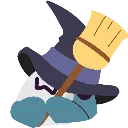 Blobhaj_Witch_Holding_Broomstick