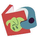 Blobhaj_Reading_Book