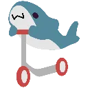 Blobhaj_Riding_A_Scooter