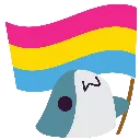 Blobhaj_Holds_A_Pansexual_Flag