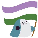 Blobhaj_Holds_A_Genderqueer_Flah