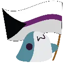 Blobhaj_Holds_A_Demisexual_Flag