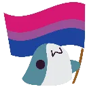 Blobhaj_Holds_A_Bisexual_Flag