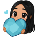 AnimeHeart Discord Emoji from Μ Λ Υ V Ι L L Ξ🌿