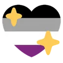 sparklingasexualheart