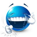 BlueInsaneLaugh Discord Emoji - BRP | Border Roleplay