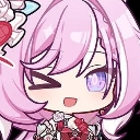 a_elysiaWink Discord emoji