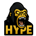 HYPE custom emote from Mental Monkeys Esports