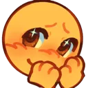 blushing