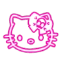 p_2hellokittypinkneonicon