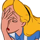 Alicefacepalm