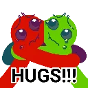 hugs_greenred