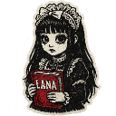 LanaSticker1 Discord sticker from 18+ NSFW WRVTHFUL