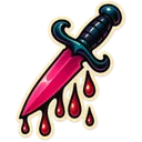 38438gothicknifesticker