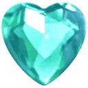 GemHeartTurquoise