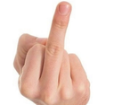fuckyou Discord sticker from ラウンジ