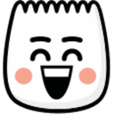 017TikTokWhite_Smile Discord sticker from ୨ 🪄  /snoopys  𐙚　social　giveαwαys　decor　1OO+ guilds