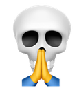 SkullPray Discord sticker - דושי גאנג