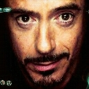 Robert Downey Jr. wearing a smug, knowing smirk while looking directly at the camera.