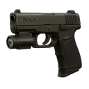 compactpistolwflashlight