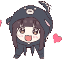 futagirl_happy animated GIF emoji | Futanari