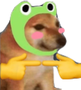 cheems_shy Discord emoji