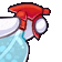 Spray bottle with a red nozzle releases a blue mist in a short animated loop.