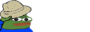 Pepe the frog wearing a hat and tipping the brim in a friendly gesture.