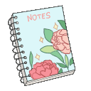 notes_ animated emote | B L U E H A V E N
