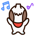 ExcalDance animated GIF emoji - Golden Pagoda