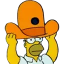 074_HomerSimpsonCowboy