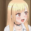 marinkitagawa_freaked animated GIF emoji | Heart.exe