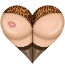 TRNXleopardprintassheart