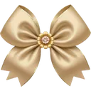 TRNXbeigeflowerbow