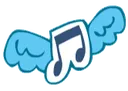 TRNXwingedmusicnote