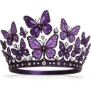 53177purplebutterflycrown