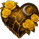 95571yellowgothheartgif