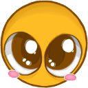 blushing