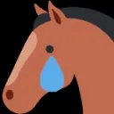 crying_horse_face